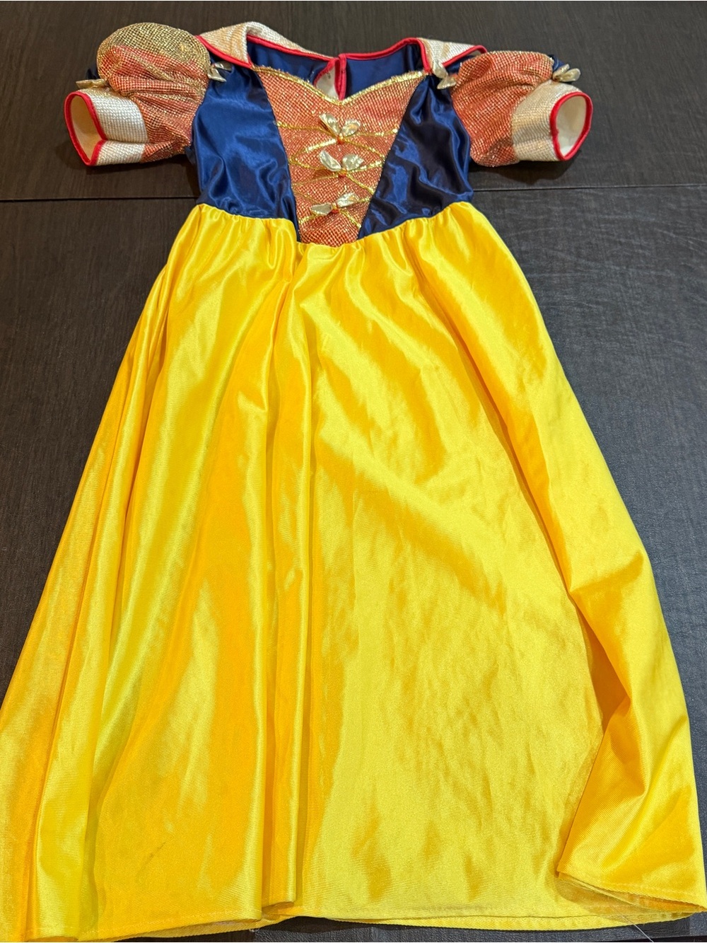 Rubie Toy Kids Yellow and Blue Princess Costume Dress Sz M
